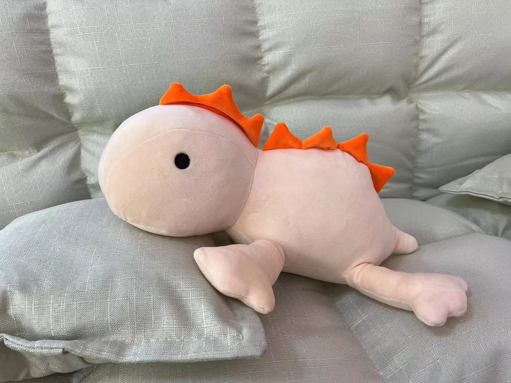 dinosaur weighted plush pillow